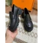 Giày moca nữ miu miu chất da mờ, loafer nữ miu nhỏ đế cao 4cm, giày búp bê miu mũi tròn tăng chiều cao