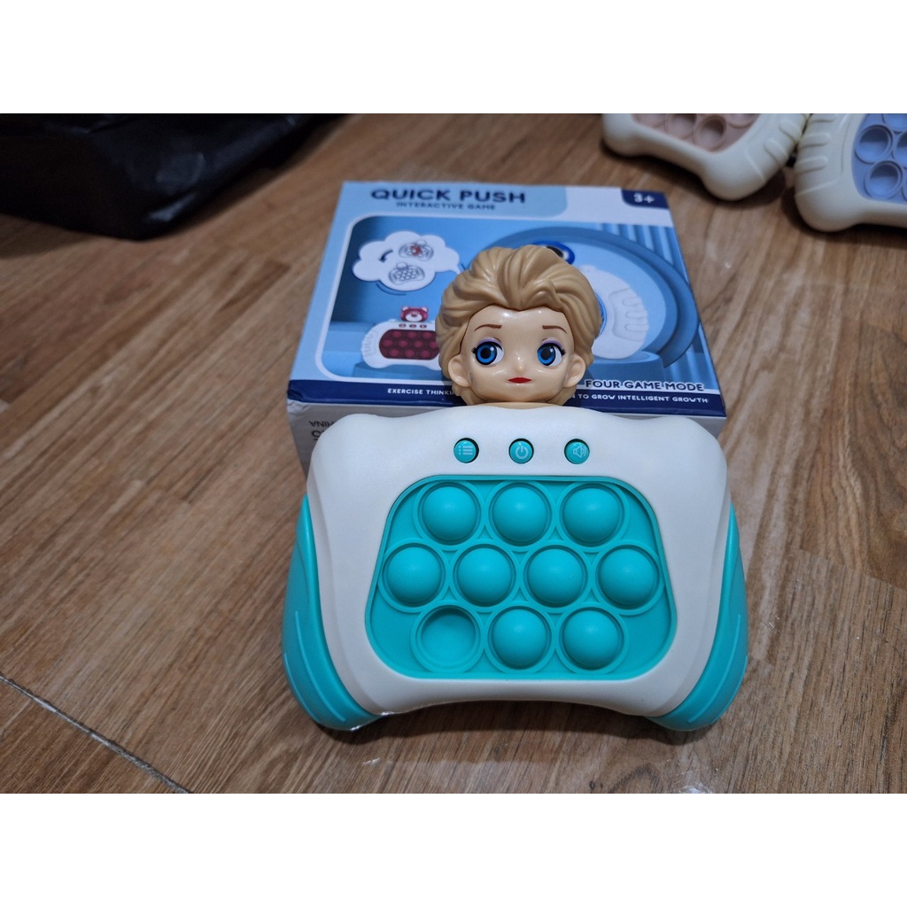 Máy Chơi Điện Tử Pop It,bopit Thế Hệ Mới Đồ Chơi Bóp Bóp Hình cua  Có Nhạc có đèn