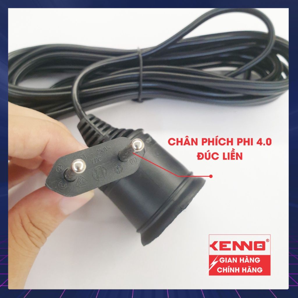 Bộ đuôi treo đèn liền Qled/Kenno dây chống nước 27LD3 5 sẵn phích cắm tiện dụng