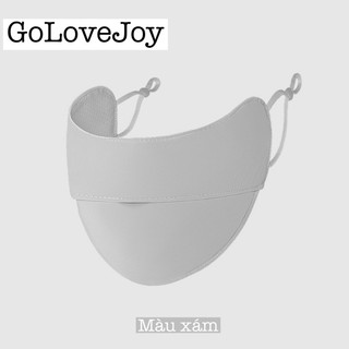 Khẩu Trang GoLoveJoy Chống Nắng Và Tia UV Chính Hãng Nội Địa Trung Chất Liệu Vải Thun Lạnh Tăng Chỉnh Được