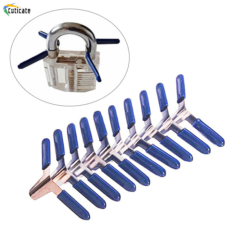 Bộ 10 Dụng Cụ Mở Nhiều Loại Khóa, Shim Mở Khóa, Phụ Kiện Không Khóa