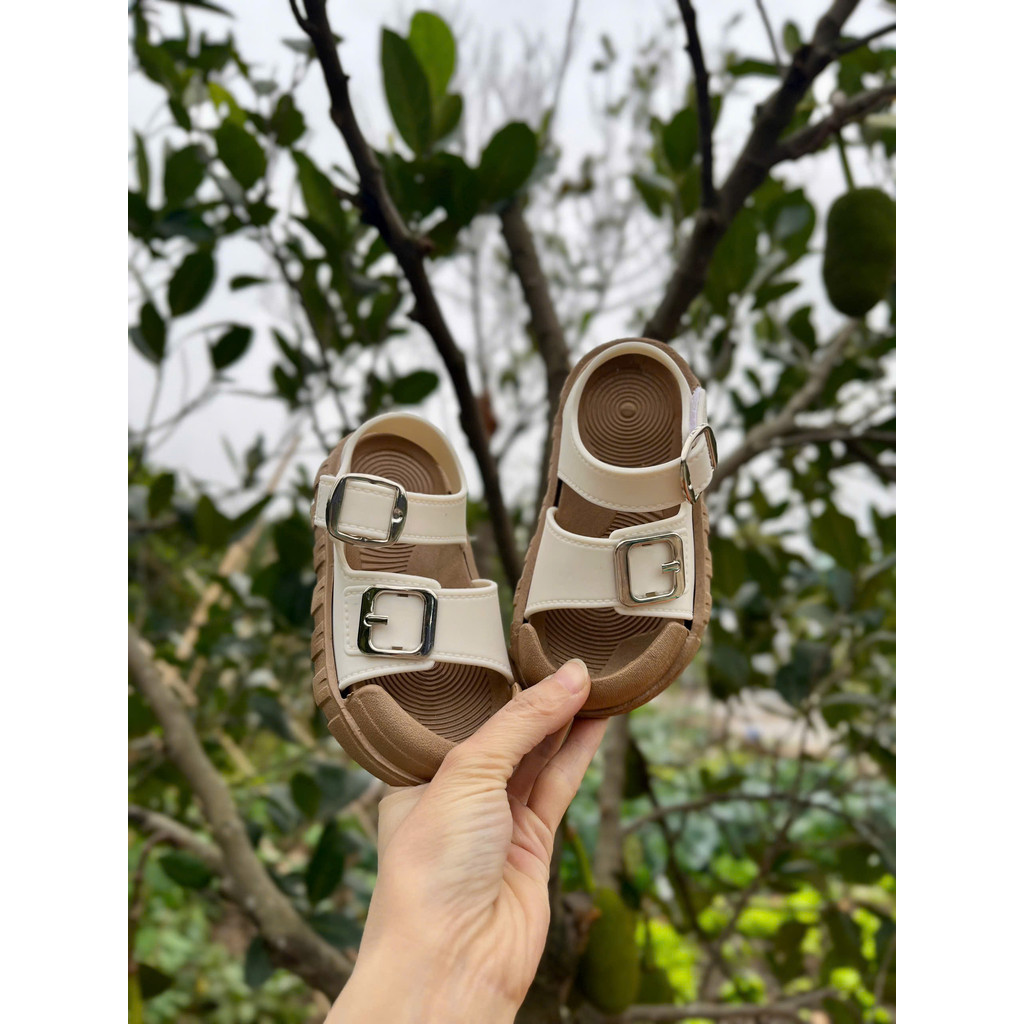sandal bé trai dép quai hậu cho bé gái nhựa thơm chống nước êm chân chống trượt mẫu mới nhất năm có size đại NT 808