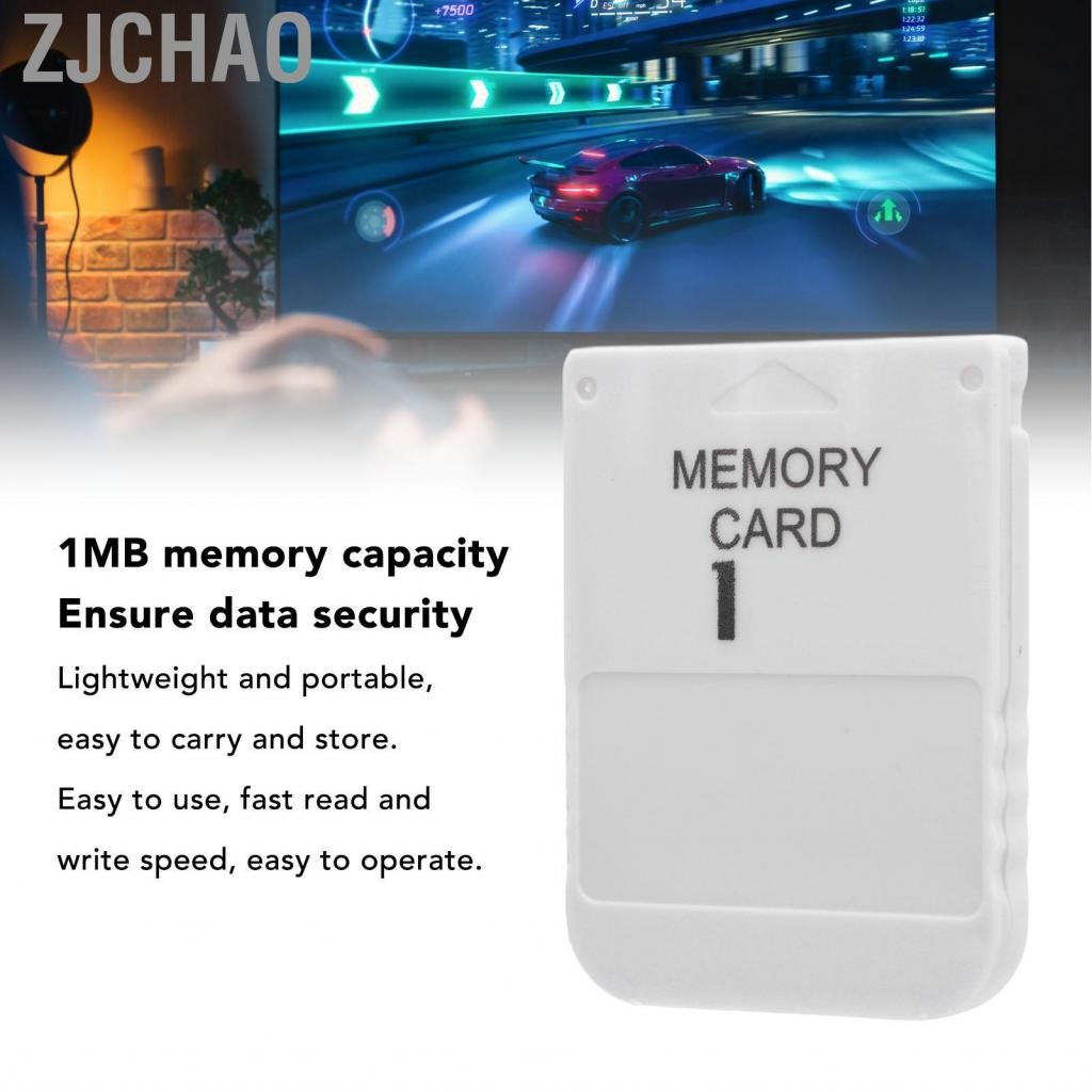 Zjchao Phụ kiện tiết kiệm thẻ bộ nhớ 1MB cho các hệ thống cổ điển PS1 [Trò chơi video]