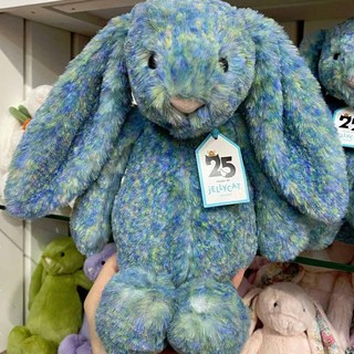 Jellycat 25th Anniversary < Bashful Luxe Bunny Azure} Plush Toy