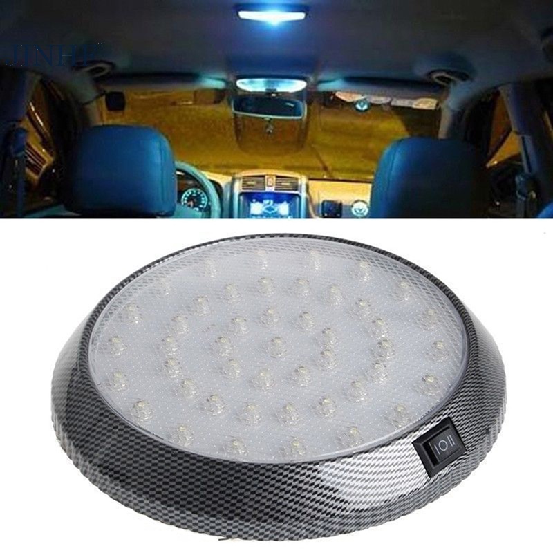 Jimf Đèn led 46 Bóng Ánh Sáng Trắng Gắn Trần Xe Hơi Trang Trí Nội Thất Trong Nhà Bán Chạy