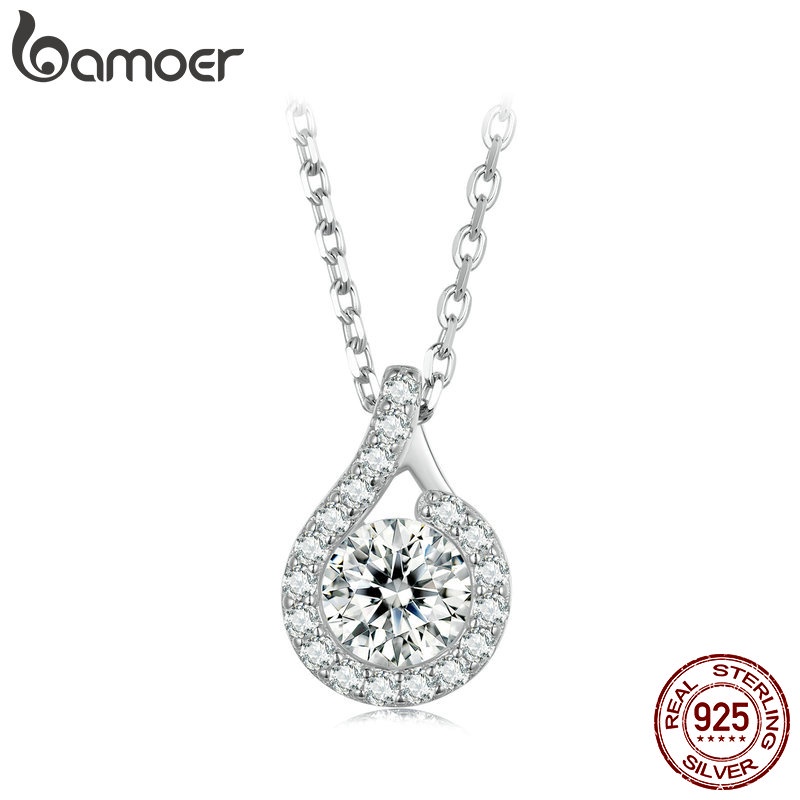 Bamoer Vòng cổ Bạc 925 Thời Trang Cho Nữ MSN024