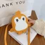 KUEDFEU Túi đeo vai, Túi nhỏ bằng da PU, Túi xách hình chim cánh cụt hình động vật dễ thương cho bé gái