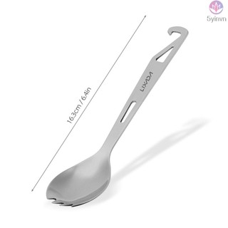 Lixada Stainless Steel Spork with Bottle Opener - Convenient and Versatile Utensil for Outdoor Adventures