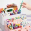 SA Desktop Stationary Organizer 5 ngăn Marker Organizer Caddies có tay cầm