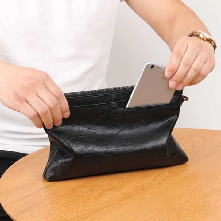 IELGY Men 's Clutch Business Túi đựng điện thoại di động thời trang nhẹ Ví dung tích lớn – 7