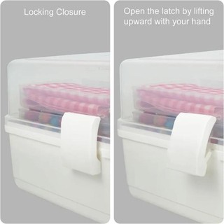 JOYFULLIFE Trang Điểm Kẹp Tóc Tổ Chức, Hộp Bảo Quản Nhựa 2 / 3 Lớp, Công Suất Lớn Di Động Đa Năng Trang Sức Tổ Chức Hộ Gia Đình