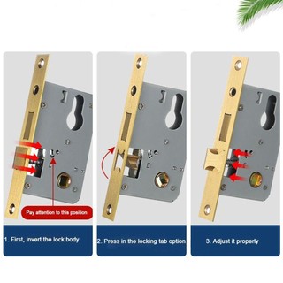 Thân khóa cửa NOTE1, Phụ tùng thay thế Xi lanh khóa cửa an ninh, Khóa tay nắm cửa im lặng bằng thép không gỉ chất lượng cao