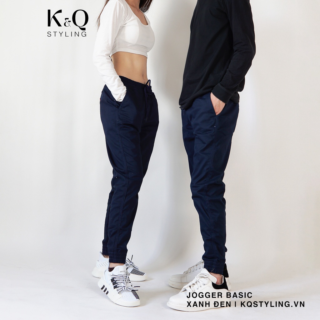 Ảnh Quần jogger kaki co giãn KQSTYLING premium xanh đen 3
