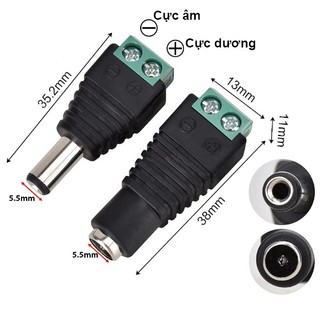 [Ưu đãi] Jack nối nguồn DC 1A vặn vít