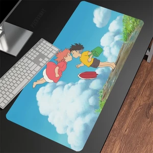 Ponyo Trên Vách Đá 90x40cm Khóa Edge Mousepads Bàn Thảm Game Thủ Mousepad Chuột Lớn Thảm Bàn Phím Thảm Thiết Kế Miếng Lót Chuột