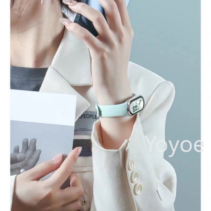 Dành Cho Xiaomi Mi Band 10 9 8 NFC TPU Dây Đeo Silicon Nhiều Màu WatchBand 9 Dây Thay Thế 9 Vòng Tay Thông Minh Phụ Kiện