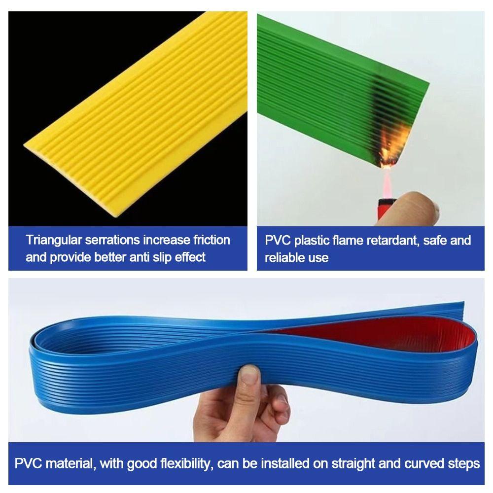 Dải cầu thang, Dải cầu thang chống trượt PVC tự dính, Dải ép chống trượt Cầu thang Miếng dán cầu thang chống trượt Cầu thang