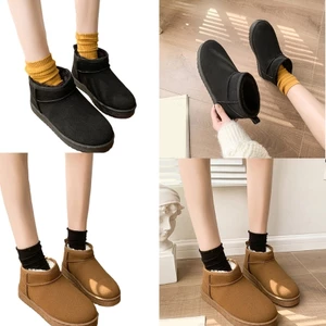 XGB Nữ Nền Tảng Giày Bốt Mini Mùa Đông Ấm Áp Lông Lót Chống Trượt Ngắn Mắt Cá Chân Giày Tuyết