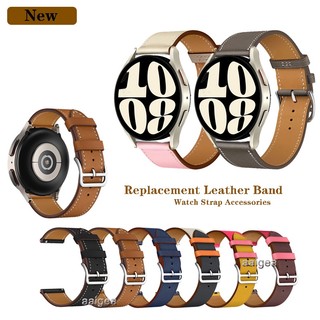 Dây đeo bằng da PU thanh lịch 20mm 22mm cho Samsung Galaxy Watch 7 / FE / 6 / 5 / 4 40mm 44mm cho Watch6 Classic 43mm 47mm / Active 2 / Watch3