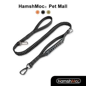 HamshMoc Phản Quang Dây Xích Thú Cưng Co Giãn Dây Dẫn Chó Mạnh Mẽ Chống Trầy Xước Với Tay Cầm Điều Khiển Dễ Dàng Cho Chó Nhỏ Vừa Lớn Phụ Kiện Đi Bộ