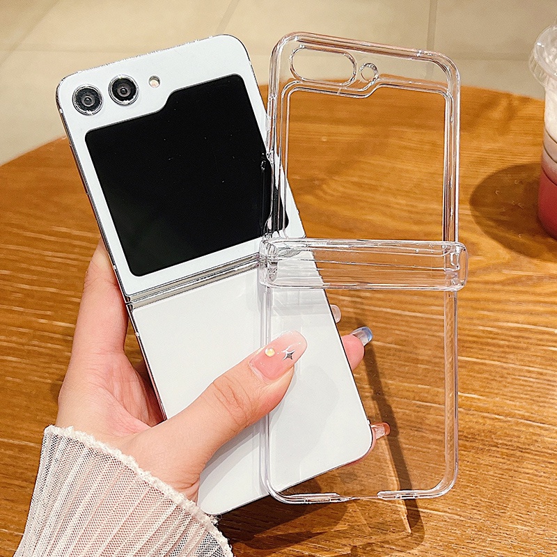 Bao Da Điện Thoại pc Cứng Nắp Gập 3 Trong 1 Bảo Vệ Toàn Diện Cho samsung galaxy z flip 5 flip 3 flip 4 Ốp