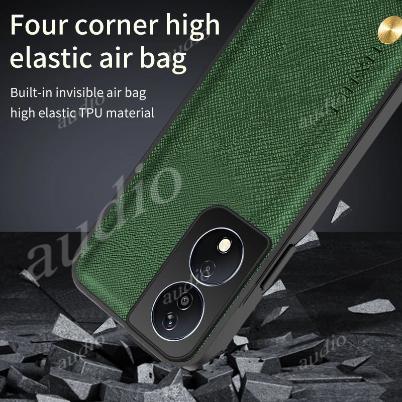 Ốp Lưng Chống Sốc Cho x6B X7b X8b 4G X9b 5G 2024 Ốp Lưng Chống Sốc Da Sang Trọng Cho Honor x6B X 6b 7b 8b 9b HonorX7b HonorX8b HonorX6b 4G Xe Từ Tính Giá Đỡ