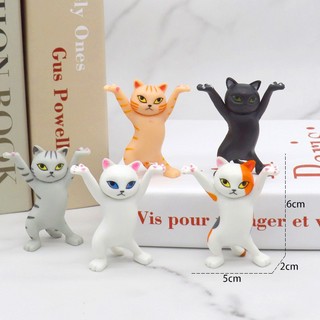 Dễ Thương Đồ Trang Trí Hình Chú Mèo Nhảy Múa Đa Năng Kích Thước 6cm