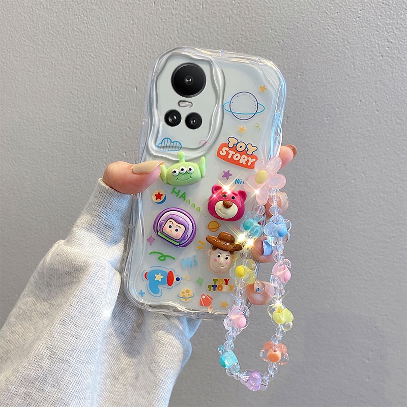 Ốp lưng Oppo Reno 10 Ốp lưng Oppo Reno10 Pro 5G Ốp Điện Thoại Trong Suốt Có Búp Bê Hoạt Hình Cho oppo reno 10 10 pro reno 10 5g tygz