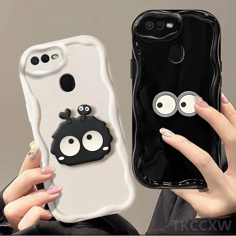 Ốp Điện Thoại TPU Mềm Chống Sốc Họa Tiết Hoạt Hình 3D Dễ Thương Cho OPPO A3S A5 AX5 A5S AX5S A7 AX7 A12 A12e A12S A8 A31 F9 Pro