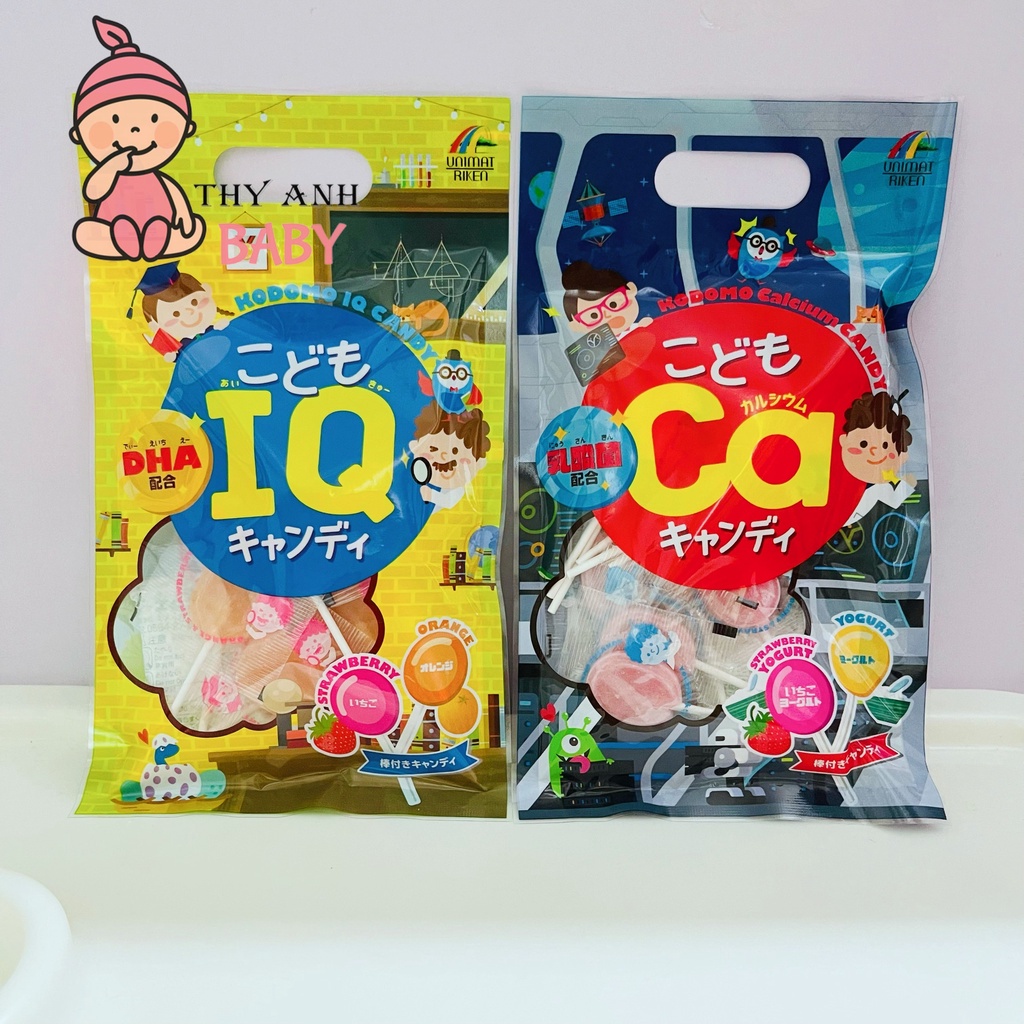 Kẹo Mút Kodomo - Kẹo Mút Cho Bé TiBong Store IQ/CA Ngọt Thanh Hương Trái Cây Bổ Sung Chất DHA Nhật Bản
