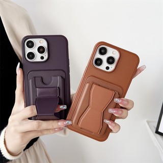 Ốp Điện Thoại TPU Có Ngăn Đựng Thẻ Sang Trọng Cho Iphone 14 15 Pro Max 14 15 Plus 11 12 13 Pro Max X XS XR 7 8 Plus