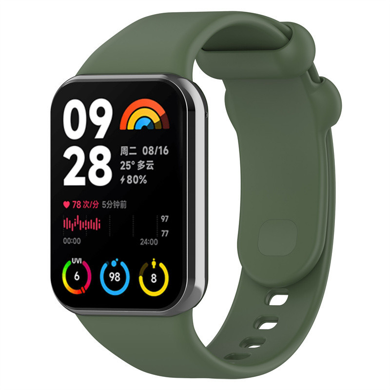 Xiaomi Smart Band 8 9 Pro Redmi Watch 4 dây đeo thay thế thể thao silicone mềm, nhiều màu, vòng tay cổ tay