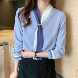 Áo Sơ Mi Nữ 2025 Xuân Thu Retro Thời Trang Thoải Mái Áo Sơ Mi Top Nữ