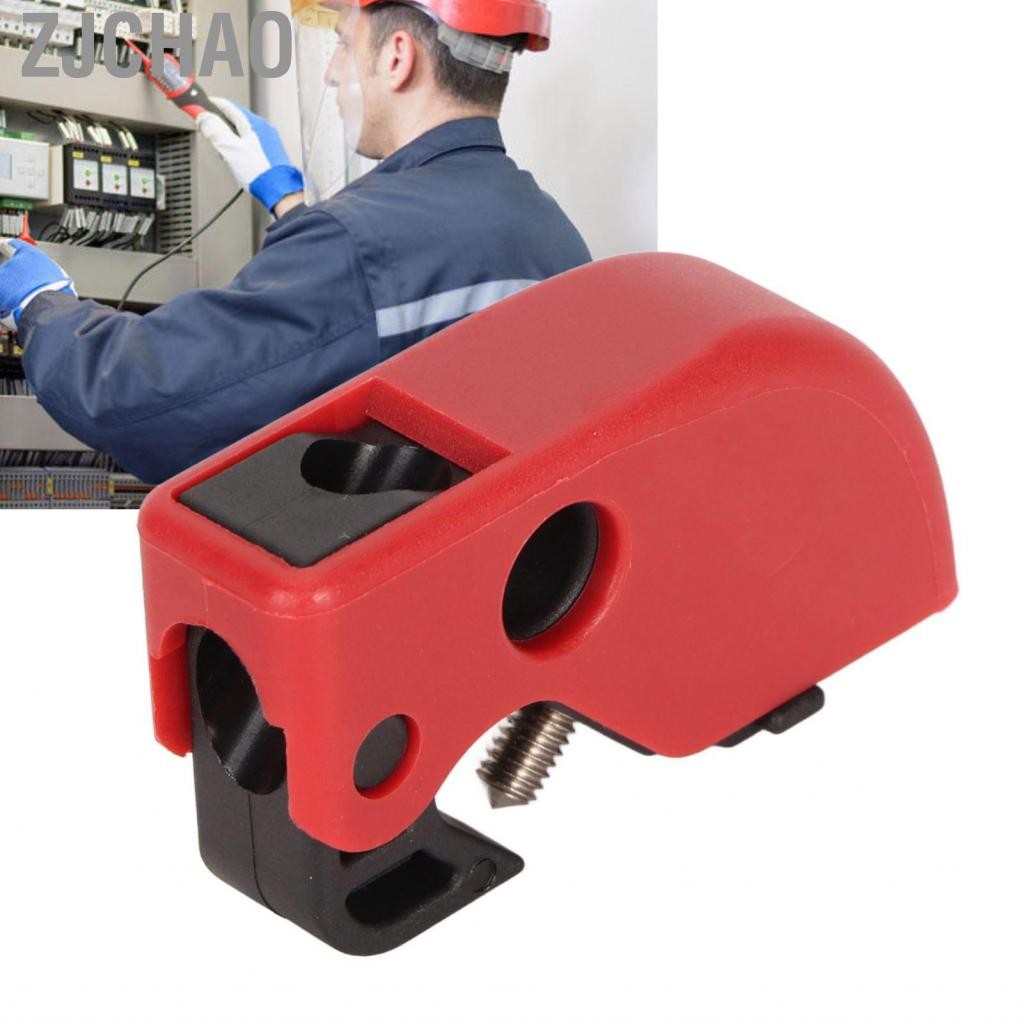 Zjchao Khóa bộ ngắt mạch vừa và nhỏ Tagout Tagout bền dễ cài đặt đeo điện trở cho nhà máy điện tử