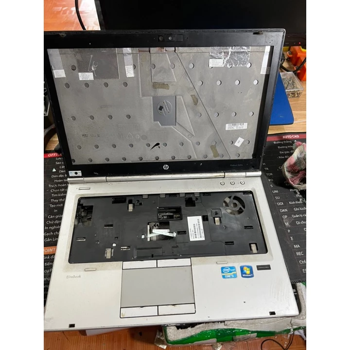 [FREESHIP] bộ vỏ laptop hp 8460p 8470p cũ dùng chống cháy
