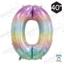 ST2 Gradient số huỳnh quang bóng bay lá trẻ em trang trí tiệc sinh nhật đồ trang trí đám cưới TS2