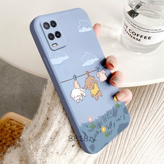 ốp lưng oppo a54 Ốp Điện Thoại tpu silicone Mềm Chống Rơi Vỡ In Hình Dễ Thương Kèm Dây Đeo Cho oppo a54