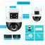 NEW 2026 Camera ngoài trời yoosee 2 mắt kép Ptz 8led quay 360 độ, siêu nét, góc rộng, có màu ban đêm