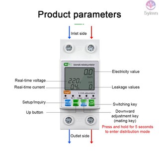 WiFi Intelligent Electric Meter with LCD Display and Mobilephone APP Control for Power Meter