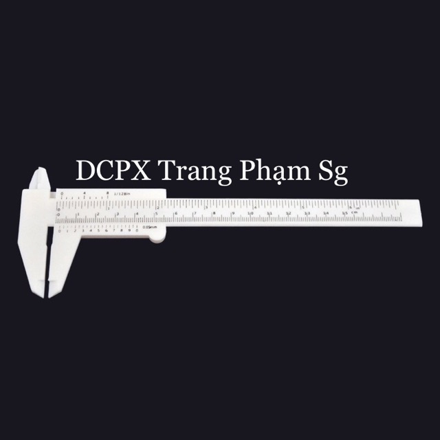 THƯỚC ĐO NHỰA TRẮNG VÀ XÁM | Dụng Cụ Phun  Xăm