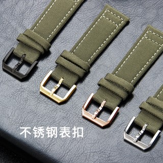 Dây Đeo Đồng Hồ Bằng Da Bò nylon 20mm 21mm 22mm Cho iwc national portofino pilot portugal