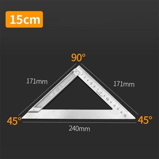 Thước vuông góc MONOSTYLE, Dụng cụ đo góc phải 30 / 50CM, Cân hai mặt bằng thép không gỉ đa chức năng Thước tam giác Chế biến gỗ