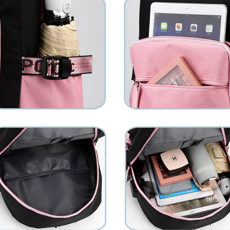 SY6 Sanrio HelloKitty Ba Lô Dành Cho Học Sinh Dung Tích Lớn Thoáng Khí Hoạt Hình Đơn Giản Đa Năng Nữ schoolbag Túi