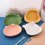 JUNYUE88US Máy Tính Để Bàn Nhổ Xương Đĩa, Đĩa Trái Cây Dày Chống Rơi, Hộ Gia Đình Nhựa Khủng Long Gấu Mèo Hình Thức Ăn Khay Đựng Rác Bàn