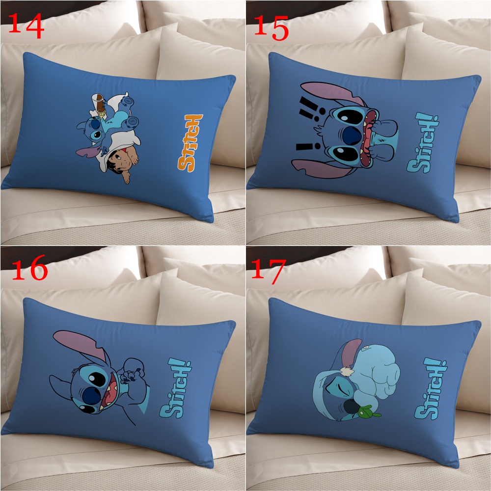 Hoạt Hình Vỏ Gối polyester Hình Chữ Nhật Một Mặt In Hình stitch Trang Trí Nhà Cửa (Không Kèm Lõi)