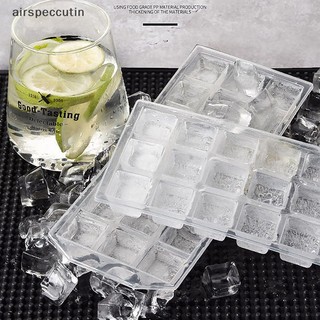 Airspecutin 1Pc 21 Lưới Làm Dày Khuôn Nhựa DIY Có Thể Tái Sử Dụng Whisky Khay Đá Khuôn EN
