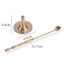ESSENCEH Lư Hương, Dụng Cụ Hương Phong Cách Cổ Đại Trung Quốc Tháp Bộ Mô Hình Hương, DIY Hương Nón Đồng Nguyên Chất Khuôn Retro Đồng Hương
