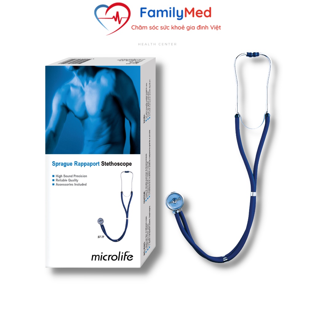 Ống nghe Y tế hai dây Microlife ST77, tai nghe Y tế 2 dây Microlife ST ...
