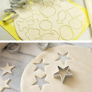 Khuôn Cutter Nhấn Bánh Quy Khuôn Bánh Cookies Tạo Hình Khuôn Làm Bánh Quy Chất Liệu Nhôm Nhiều Hình Dáng Đẹp Mắt