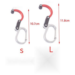 Móc D-type đa năng ngoài trời, carabiner an toàn, tiện lợi du lịch AM0L